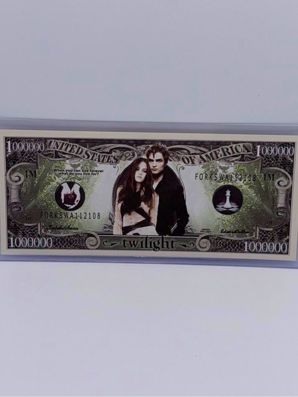Twilight Collectible Novelty Bank Note - Green